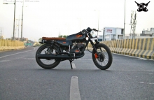 Amber ~ Modified Yamaha RX135 Cafe racer