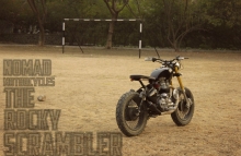 Modified Royal Enfield Scrambler ~ Nomad Motorcycles Rear
