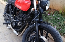 Bajaj Pulsar 200 Cafe Racer by Adromeda Custom Motorcycles