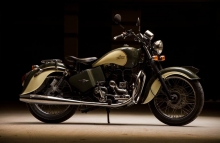 Custom Royal Enfield Standard inspired by Indian Chief by Eimor Customs