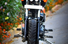 A basic modification on Royal Enfield Thunderbird