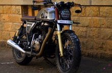 Modified Royal Enfield Continental GT by Bulleteer Customs