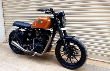 Modified Royal Enfield Cafe Racer in Bangalore