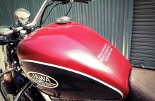 Modified Jawa 250cc Bobber Dochaki Design Pune