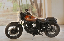 Royal Enfield Customized with texture paint ~ Saraf by Babancha Customs