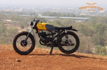 Yamaha RX 100 Scrambler Modification in India
