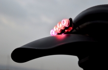 Honda CB unicorn Scrambler by Furious Customs Tail light