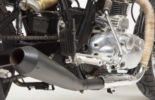Modified Royal Enfield Continental GT Cafe Racer Exhaust loud KR Customs