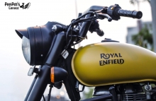 Classic Matte Yellow Royal Enfield by ParPin’s Garage