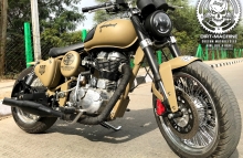 Desert Storm with rear Disk Brake ~ Dirt-Machine Custom Motorcycles Indor