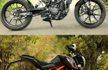 Nomad Motorcycle Custom KTM 390