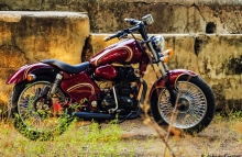 Modified Royal Enfield Gujrat Patil Motorcycle