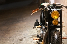 Rogue ~ Royal Enfield Brat style cafe Racer by Bull City Customs