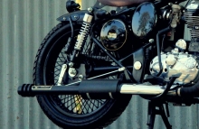 Royal Enfield Classic Bobber Barrel Performance Exhaust by Jedi Customs