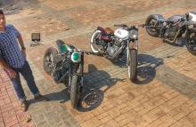 Inline3 Custom Motorcycles Delhi Modified Bike Workshop