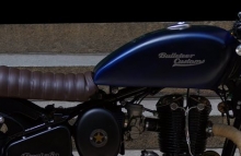 Rudra - Brat Style Royal Enfield Thunderbird by Bulleteer Customs Feature photo