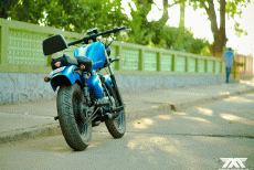 Saphyra Modified Royal Enfield Classic back rest