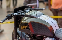 Royal Enfield Classic 500 cafe Racer Modification High Speed