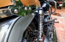 Modified Harley Davidson street 750 exhaust