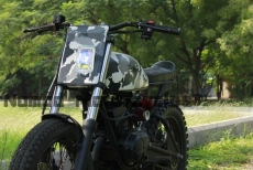 Modified Yamaha RX 100 Scrambler Nomad Motorcycles Pune