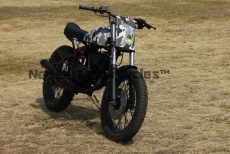 Modified Yamaha RX100 Scrambler Nomad Motorcycles