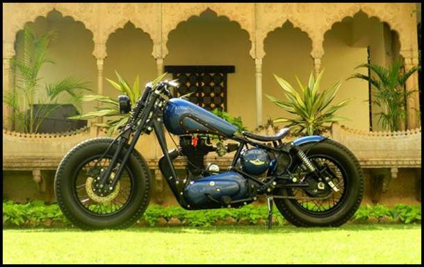 Rajputanas Latest Mp 40 Standard Bullet Turns Into Bobber Custom Cafè Racer Bobber