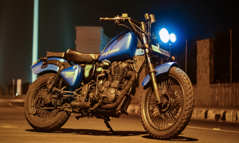 Saphyra ~ Modified Royal Enfield Classic by Maratha Motorcycles