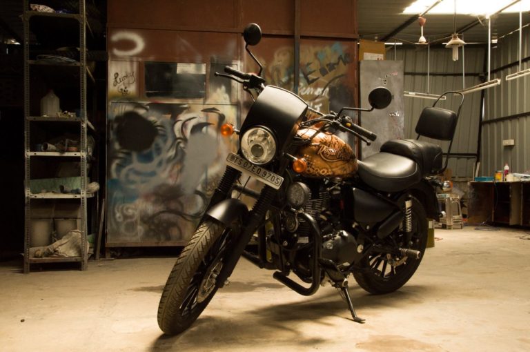 Tamralipi ~ Royal Enfield redefined by Eimor Customs