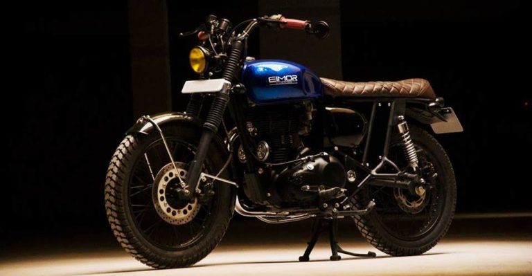 Paulie ~ Royal Enfield Classic 350 Cafe Racer/Scrambler by Eimor Customs