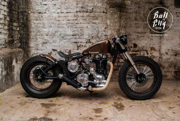 [Photo] 2004 Royal Enfield Electra Bobber by Bull City Customs