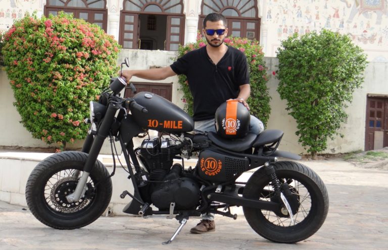 Royal Enfield 350cc Bobber by 10 Mile Customs