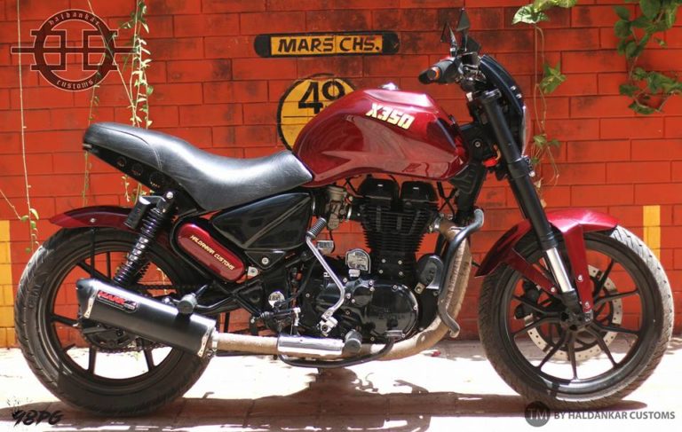 X350 V2 ~ Royal Enfield Street Fighter by Haldankar Customs