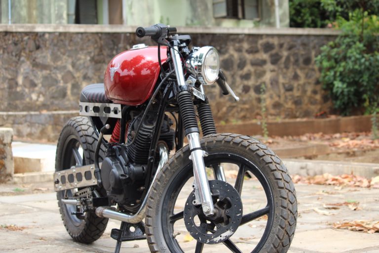 Bison~ Bajaj Pulser “Cafe Tracker” by Furious Customs