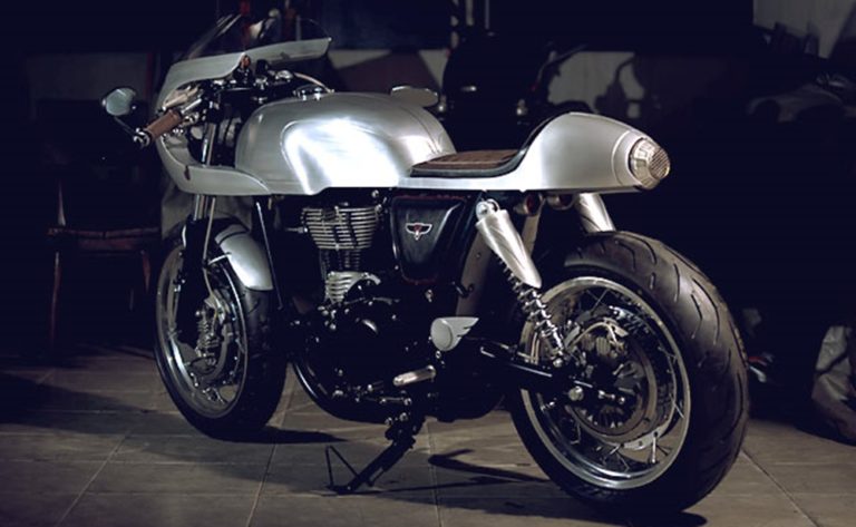 Custom Royal Enfield Continental GT by White Collar Bikes, Indonesia