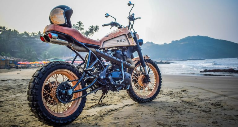 Flawless Royal Enfield 500cc Scrambler by Maratha Motorcycles