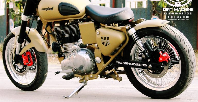 Modified Desert Storm with rear Disk Brake ~ Dirt-Machine Custom Motorcycles