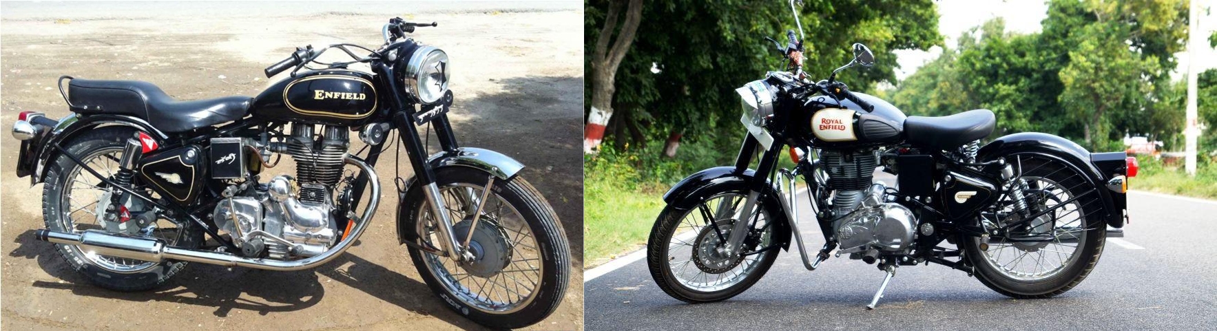 ROYAL ENFIELD. Old Titans or New Nimble!! The wrangle continues..