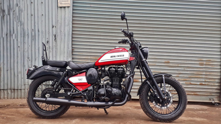 Royal Enfield Old School Cruiser by Dochaki Designs