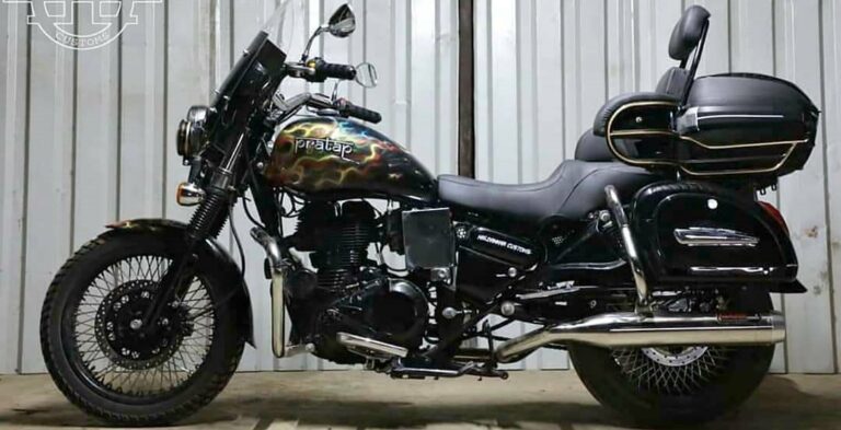 Royal Enfield Thunderbird custom Tourer by Haldankar Customs