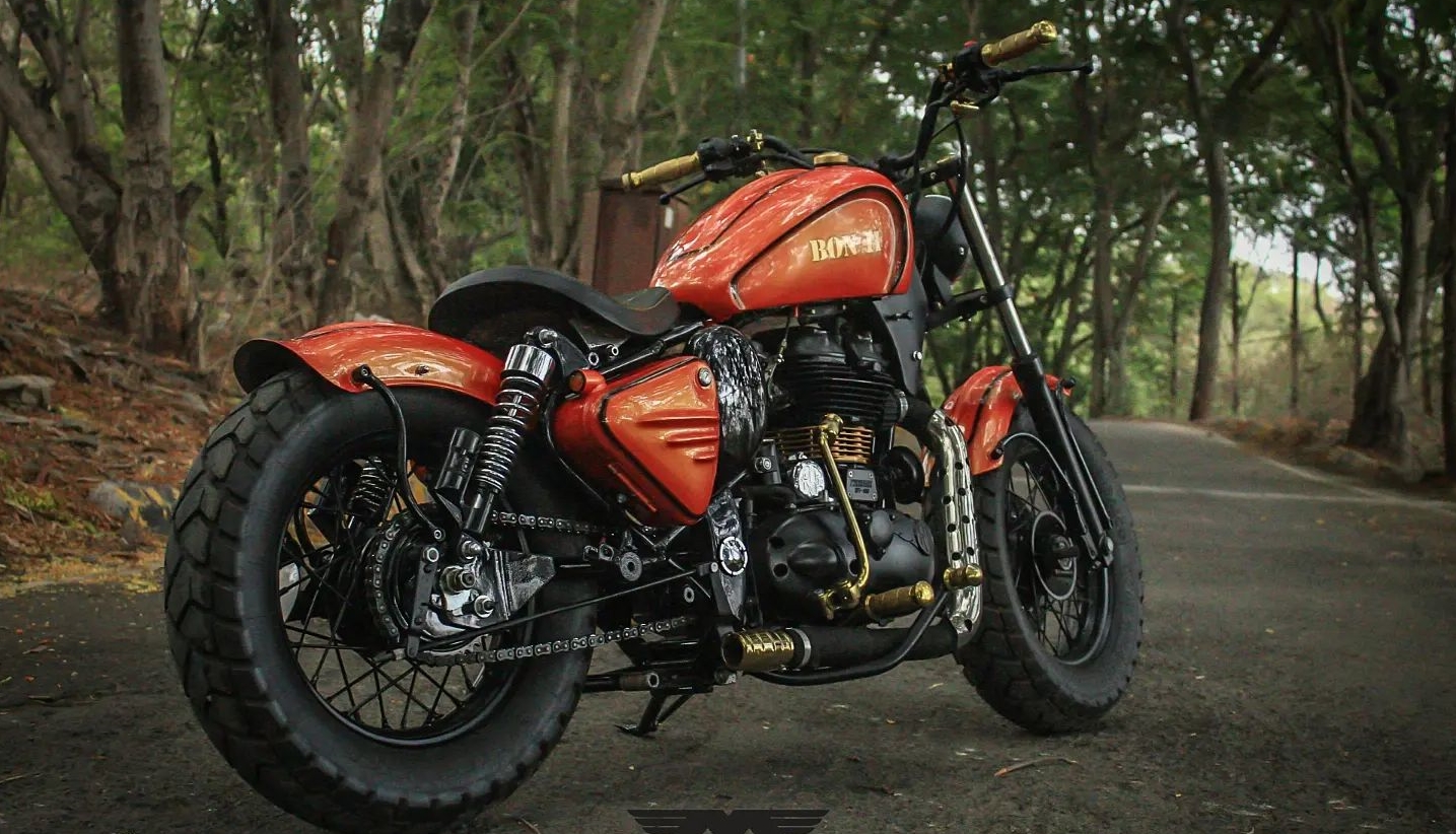 Re Classic 500 Bobber By Maratha Motorcycles Custom Cafè Racer Bobber Scrambler Modified 2481