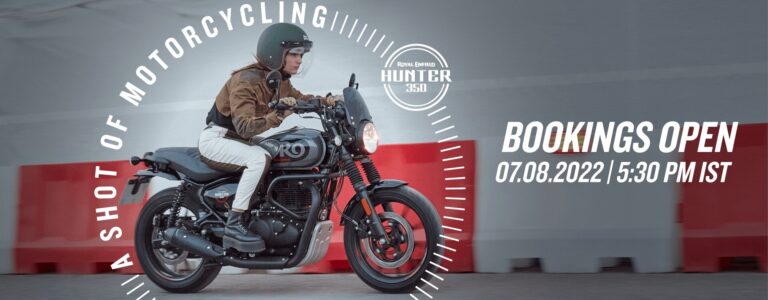 Royal Enfield Hunter 350 booking open soon
