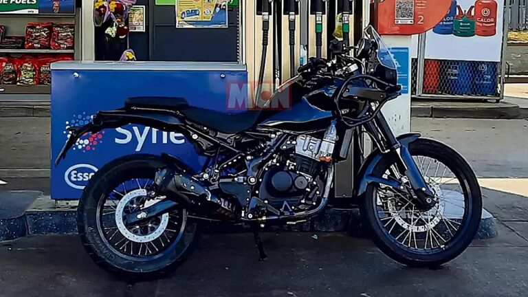 Upcoming Royal Enfield Himalayan 450 production version Spotted