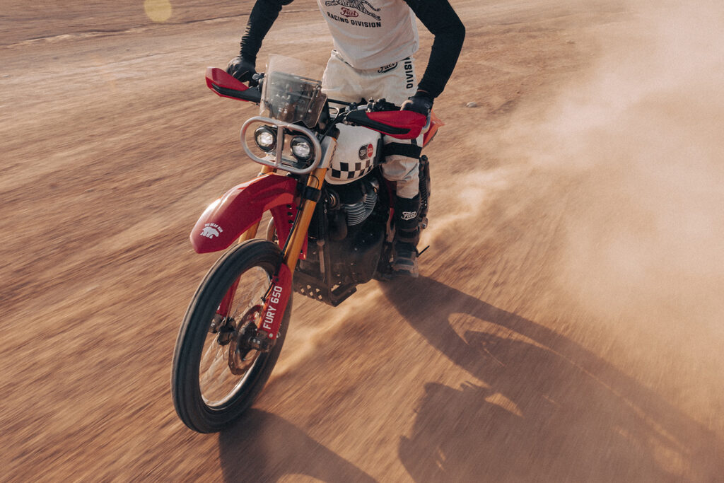 Royal Enfield Bear 650 custom build detail shot