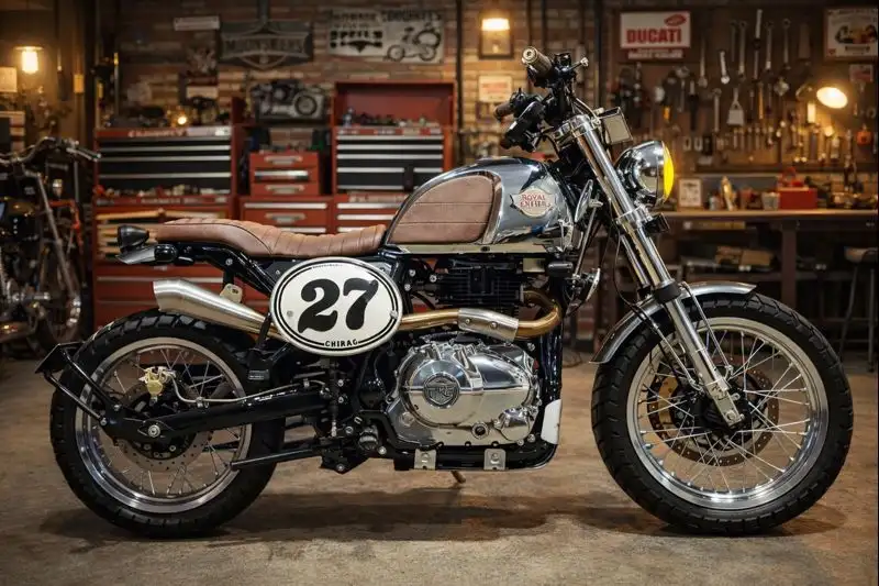 Sherpa – The chrome Himalayan by Bulleteer Customs
