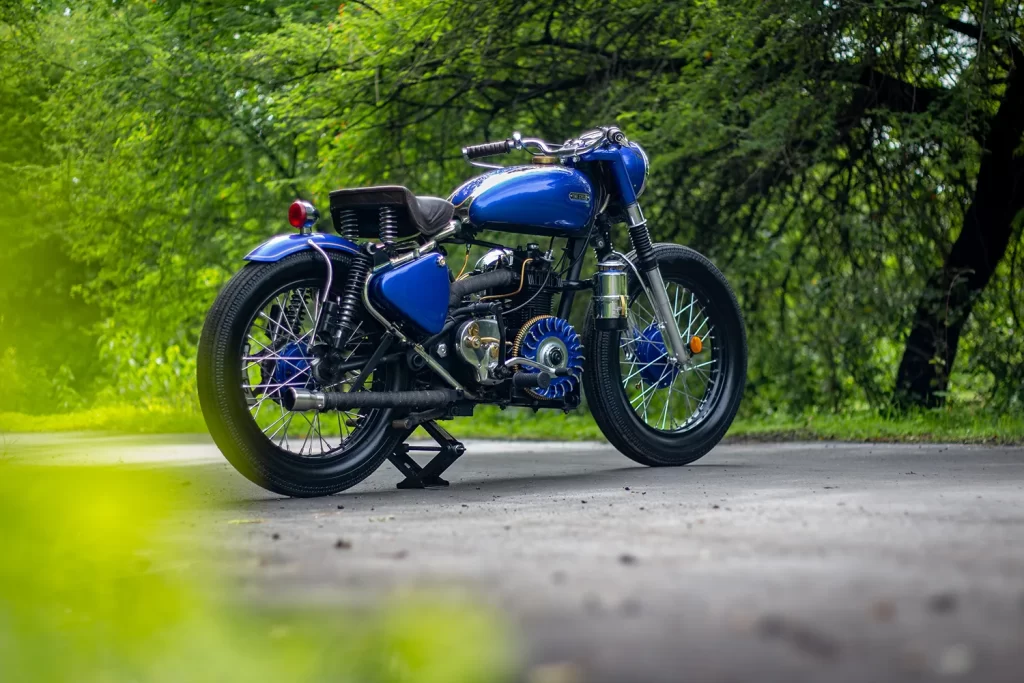 Time Cycles custom diesel Royal Enfield Bullet 350 classic motorcycle