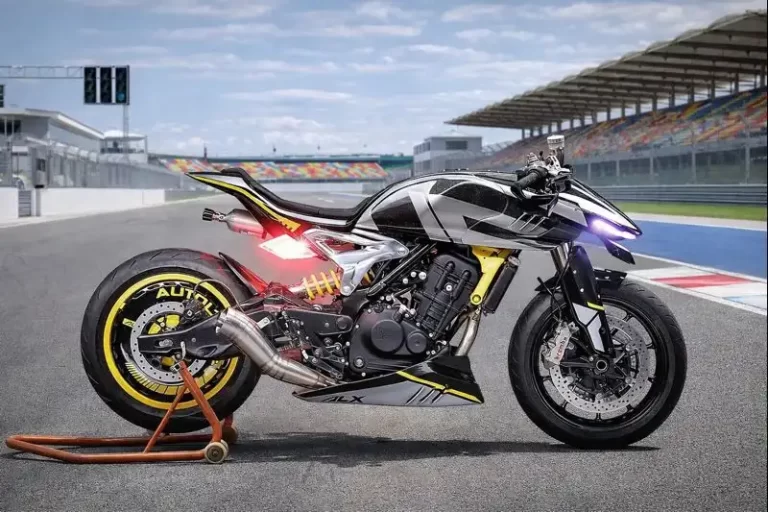 Futuristic Royal Enfield Guerrilla Concept built by Autologue Design