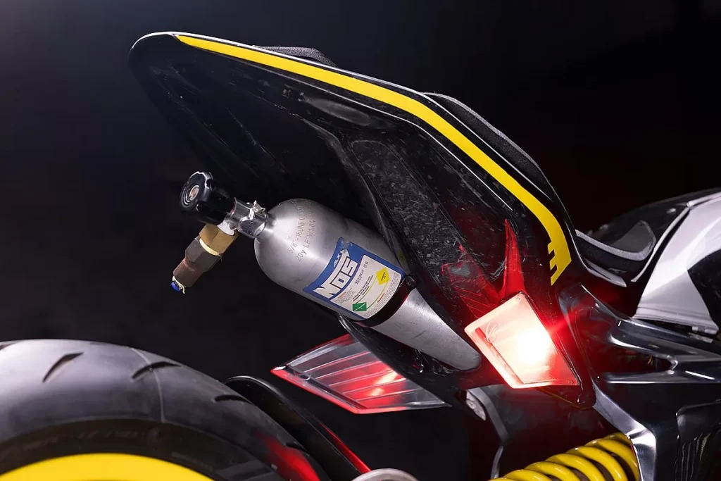 Concept motorcycle by Royal Enfield with futuristic materials and styling