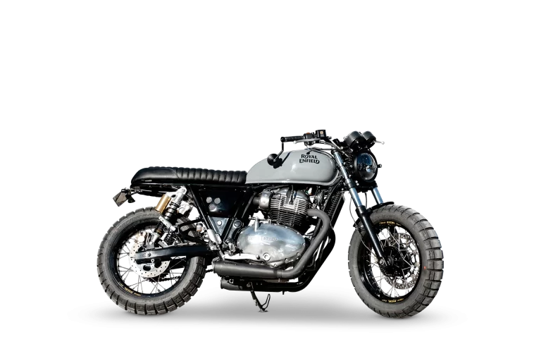 Royal Enfield Interceptor 650 scrambler custom build by Purpose Built Moto
