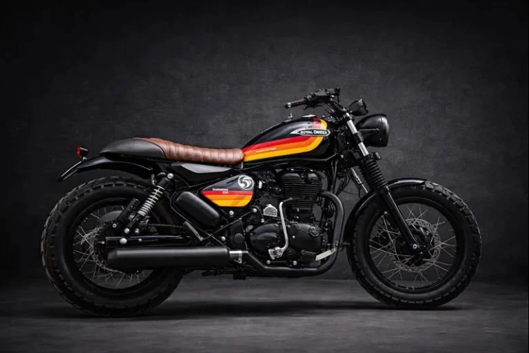 Custom Royal Enfield Thunderbird 500 built for Kishor by Bulleteer Customs Bangalore