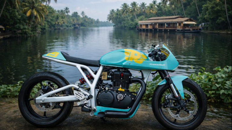 THRISSUR — Royal Enfield Hunter crafted by Kunwar Customs